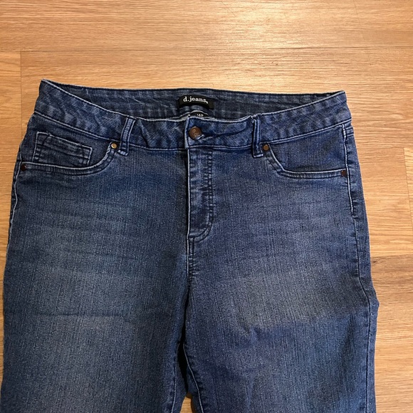 d. jeans Indigo Ankle-Length Women's Jeans ~ Size 14 P Capris - Picture 3 of 8